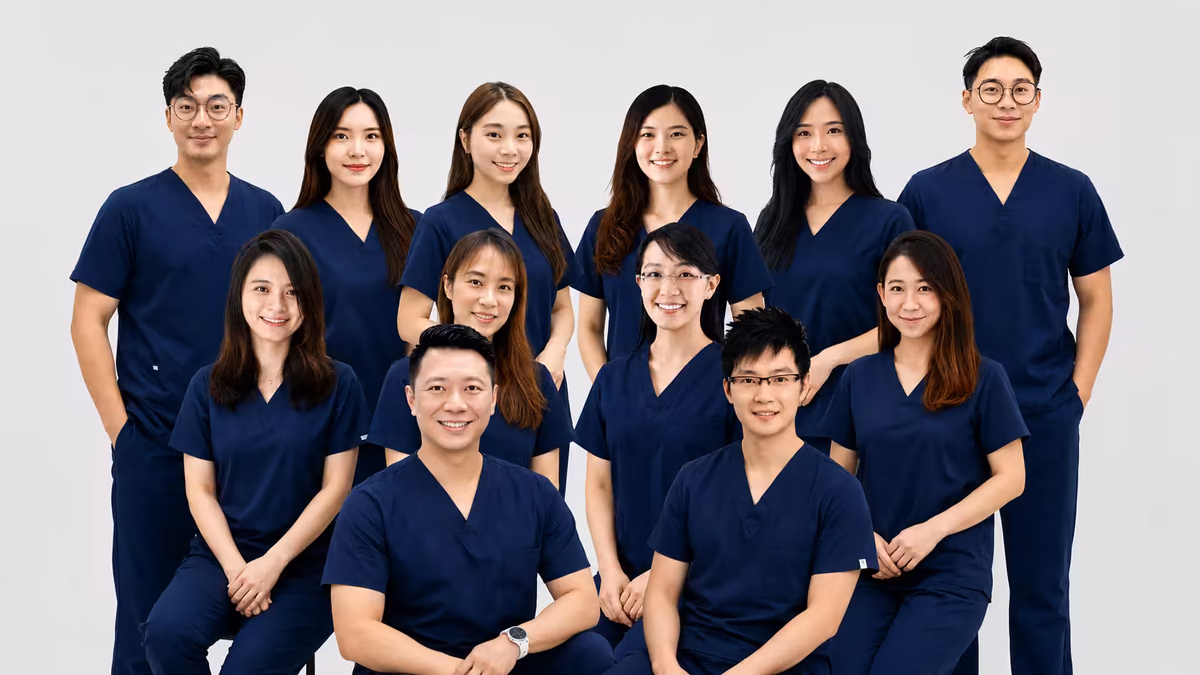 Lau Dental team of dentists and staff at clinic in Sri Petaling